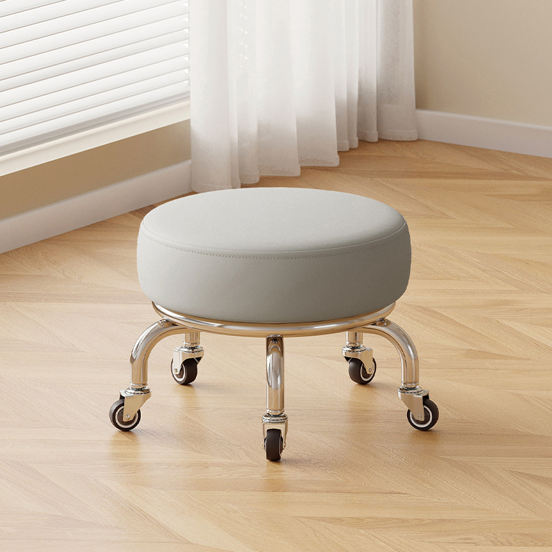 Silent rubber wheel: short model light gray