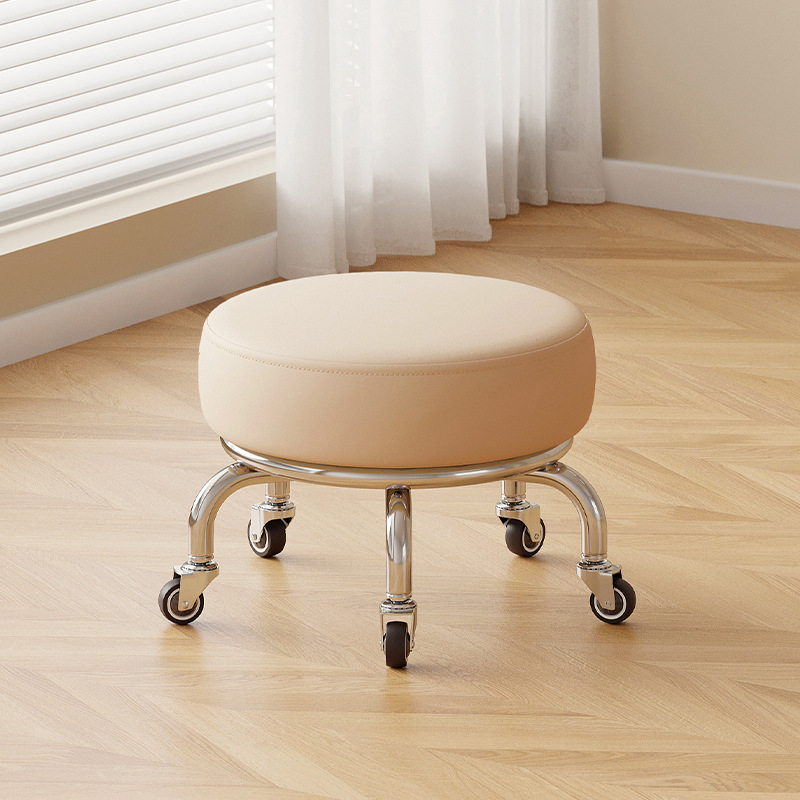 Silent rubber wheel: short style light coffee