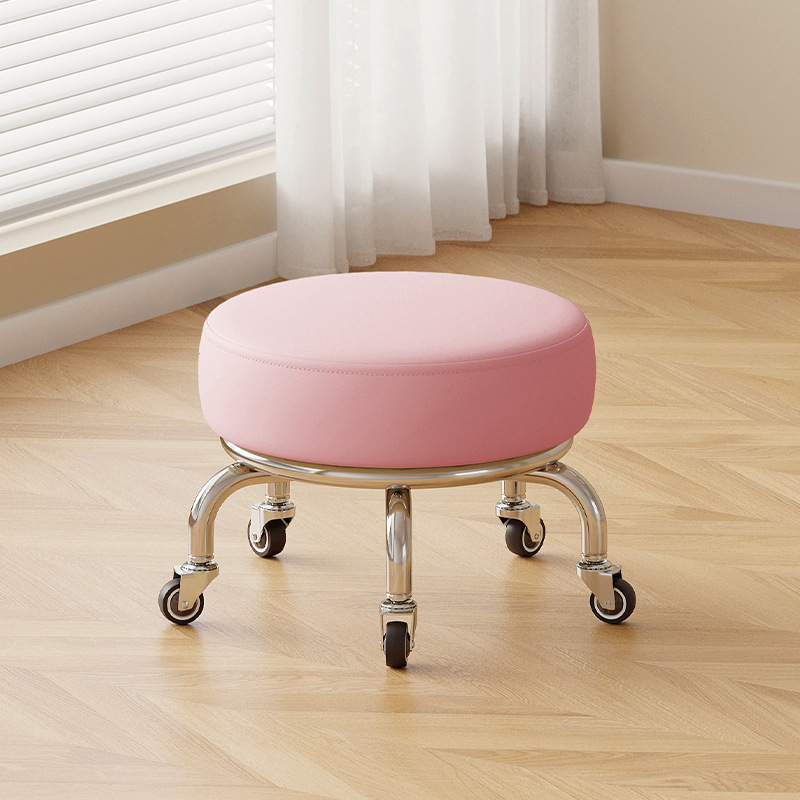 Silent rubber wheel: short pink