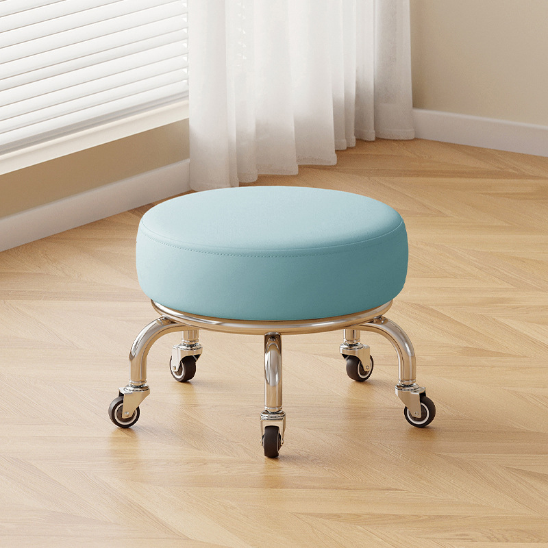 Silent rubber wheel: short blue