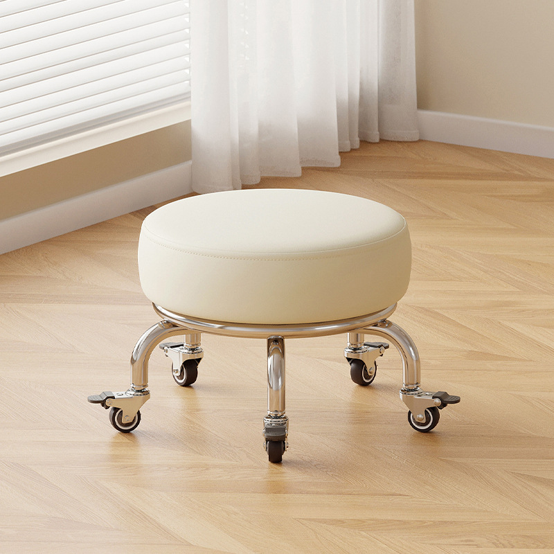 Rubber brake wheel: short white