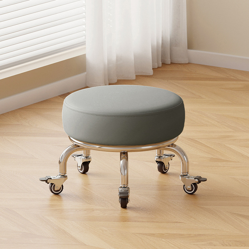 Rubber brake wheel: short dark gray