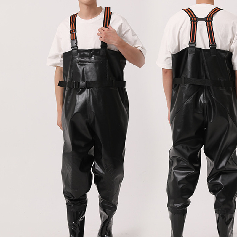 Reinforced Black Cow Leather Pattern