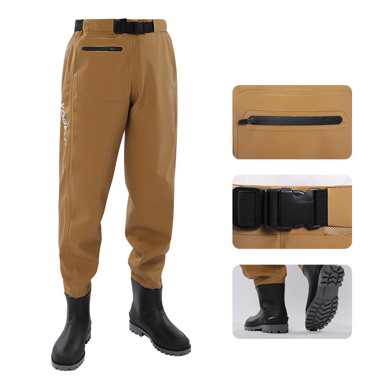 PVC yellow waist [belt   rhinoceros shoes]]