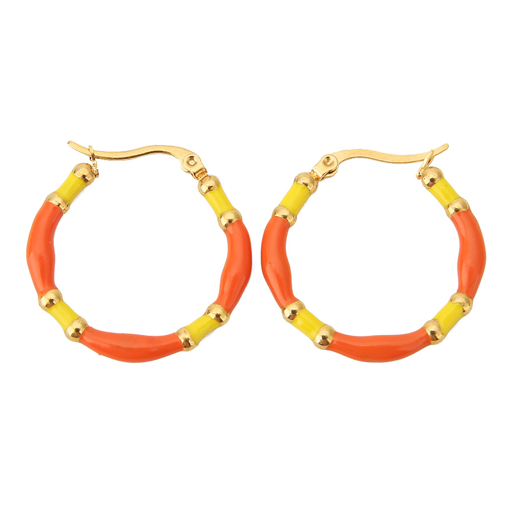 Lemon yellow, orange red