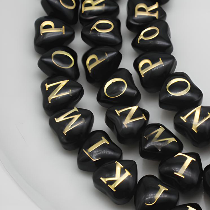 1:Love black glaze horizontal hole