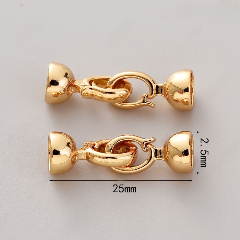 11:#1469 18k gold trumpet buckle