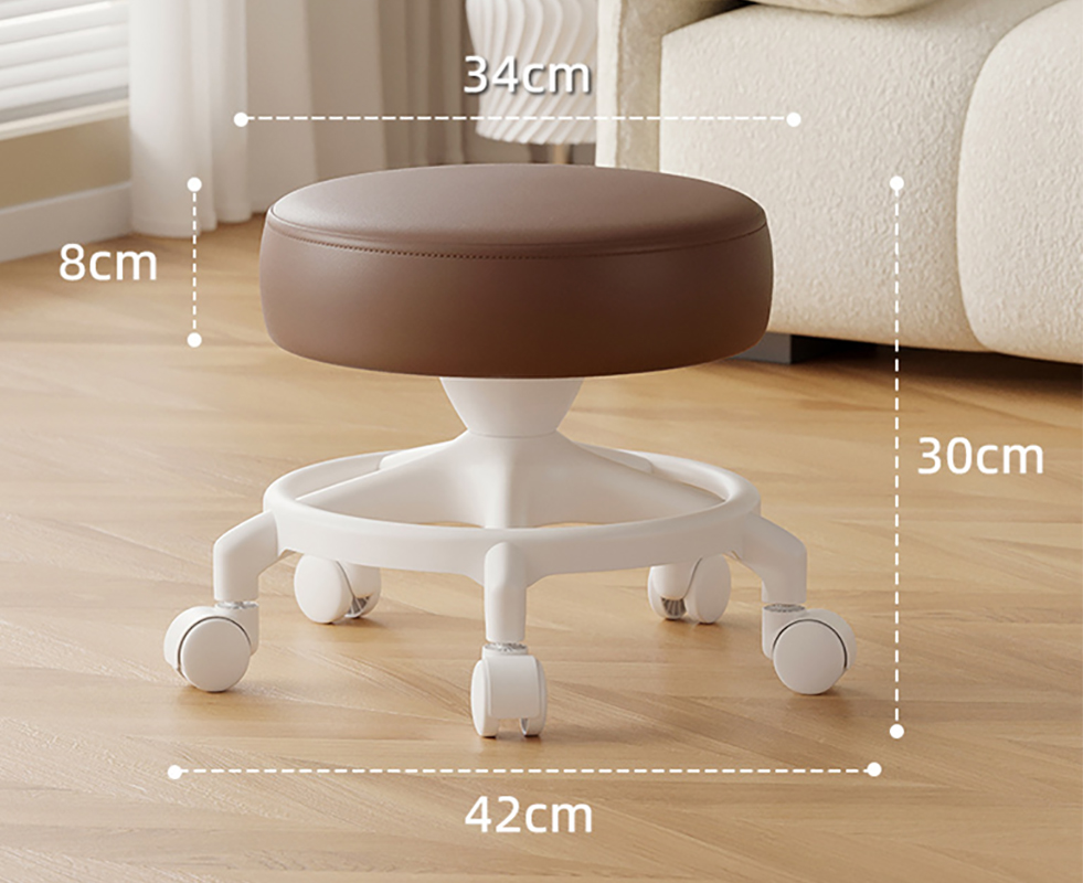 Anti-rollover reinforced five claws: dark coffee [with] wear-resistant and anti-scratch wheels