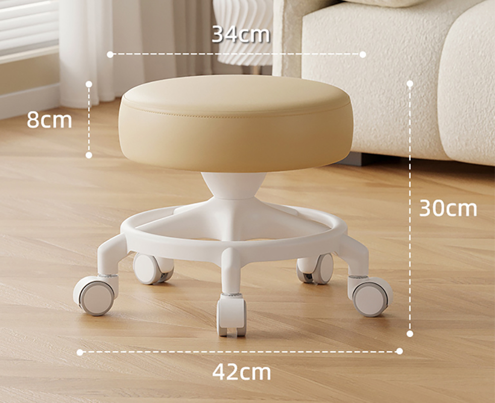 Anti-rollover reinforced five-claw: qianka [with] noise-reducing rubber-coated wheels