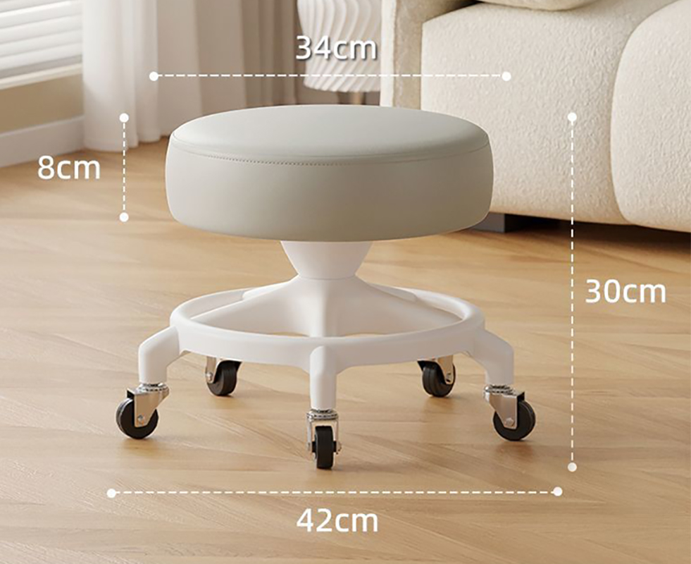 Anti-rollover reinforced five claws: light gray [with] iron bearing wheel