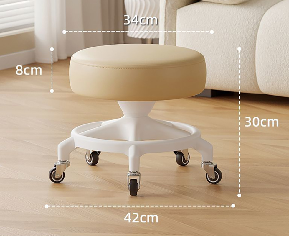 Anti-rollover reinforced five claws: qianka [with] silent rubber wheels