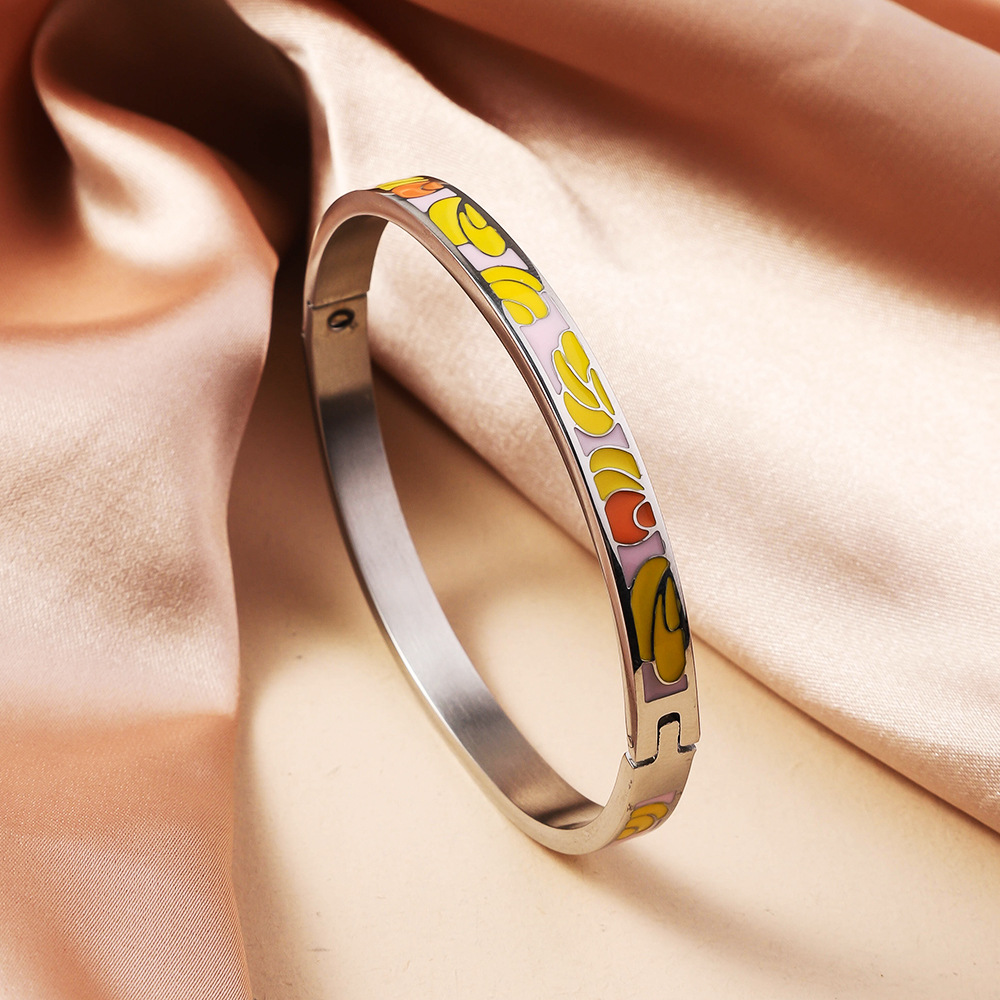 13:Sz700 (yellow pink orange 1) 6mm wide