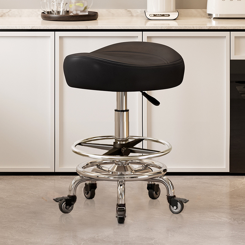 With pedals and no backrest: black [with] gold diamond brake wheels