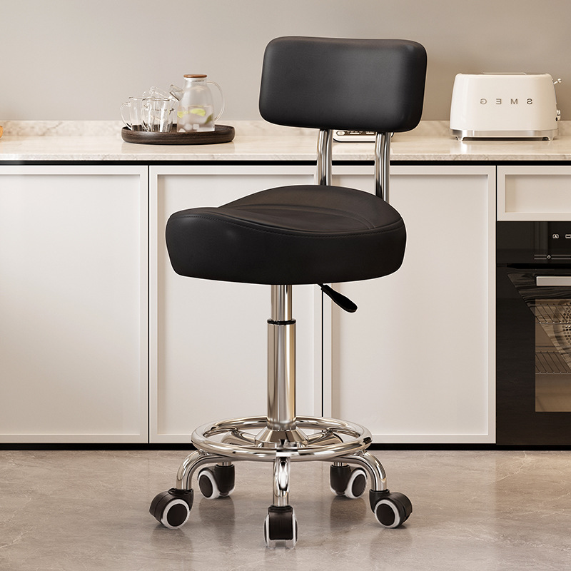 Backrest model without pedals: black [with] noise-reducing rubber wheels