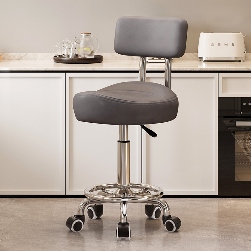 Backrest model without pedals: gray [with] noise-reducing rubber wheels