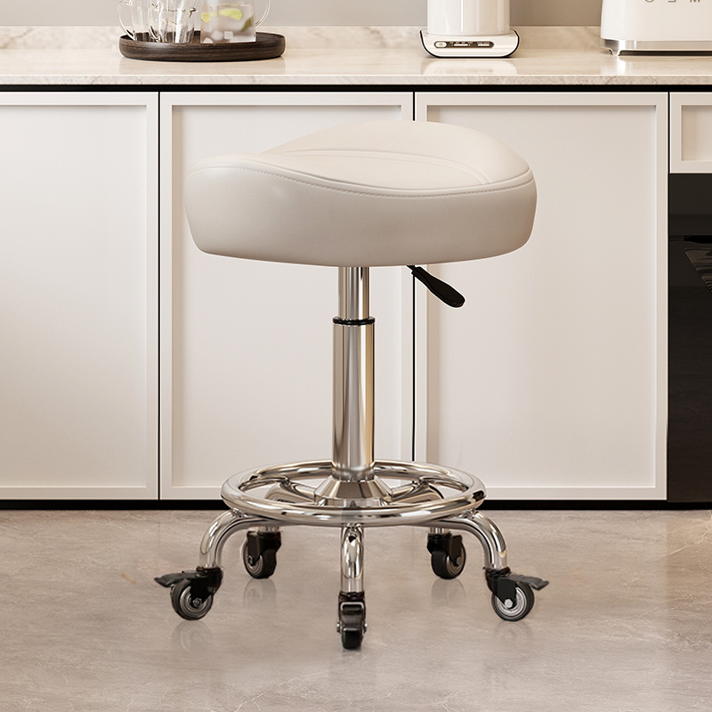 No pedals, no backrest: white [with] gold diamond brake wheels