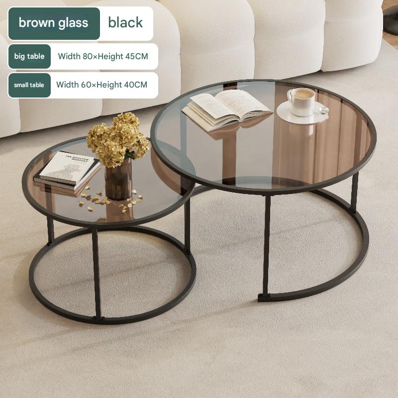 Brown Glass   black feet [80   60cm]]