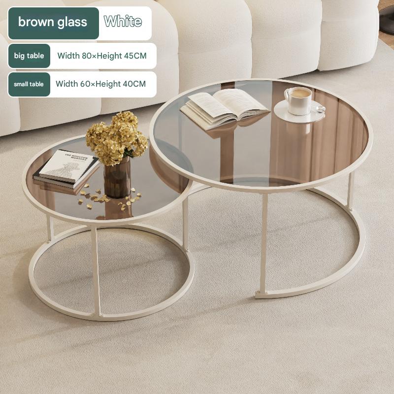 Brown Glass   white feet [80   60cm]]