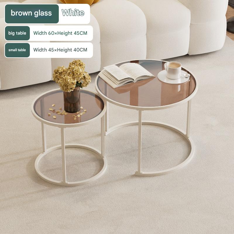 Brown Glass   white feet [60   45cm]]