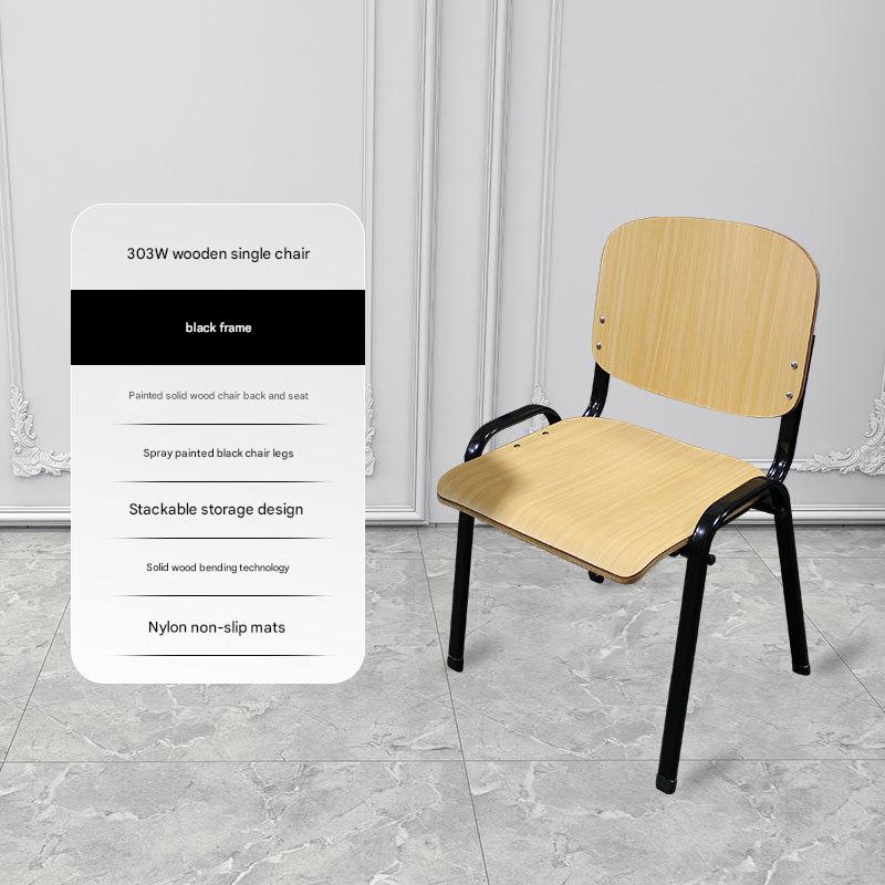 [black frame*wooden board style] single chair