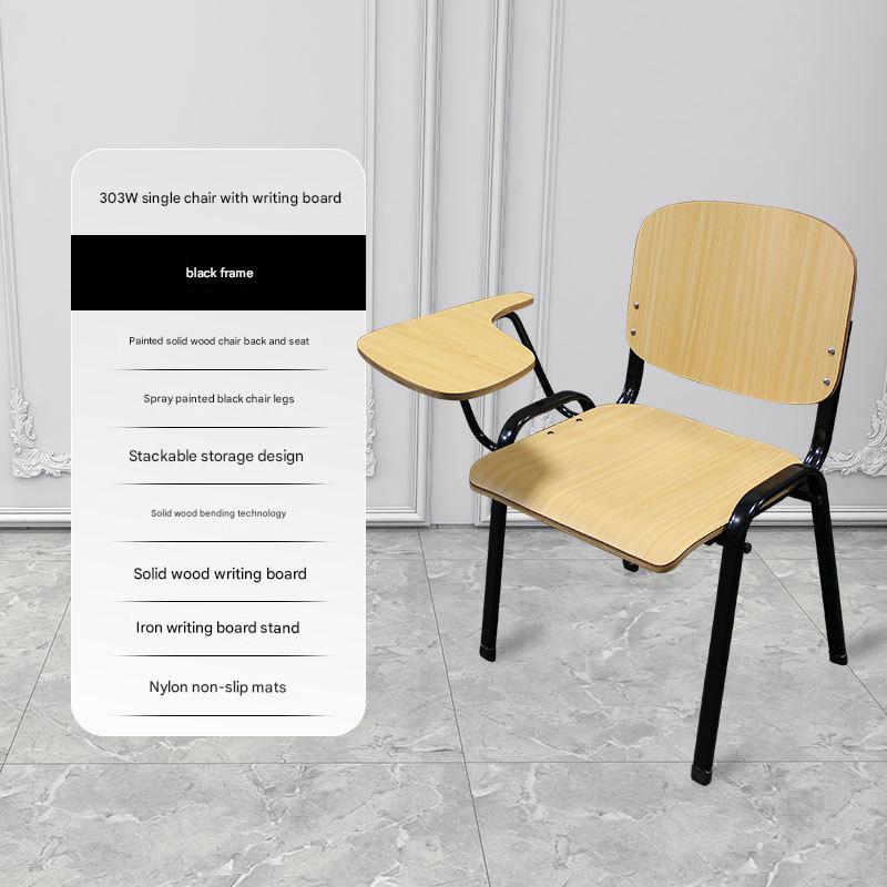 [black frame*wooden board model] chair with table