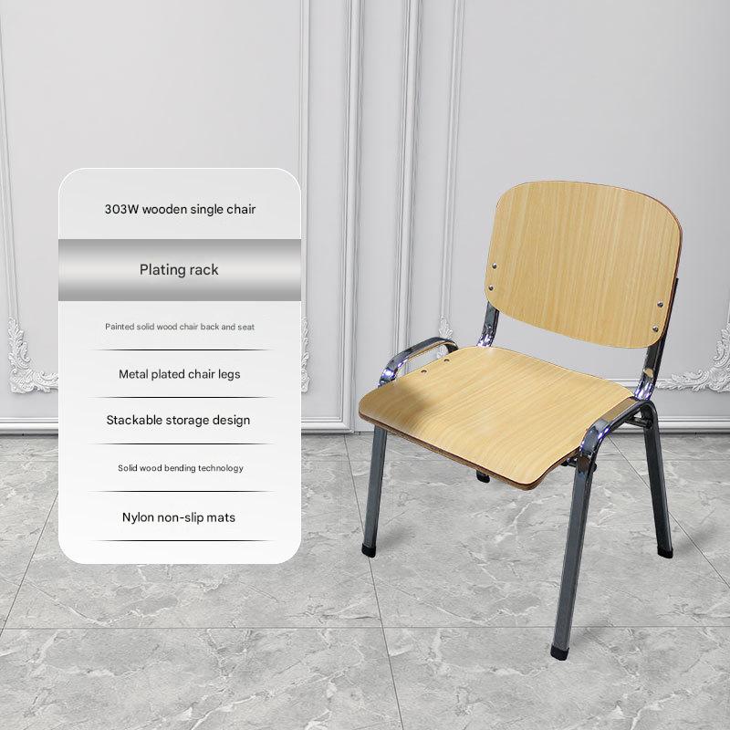 [electroplating frame*wood style] single chair