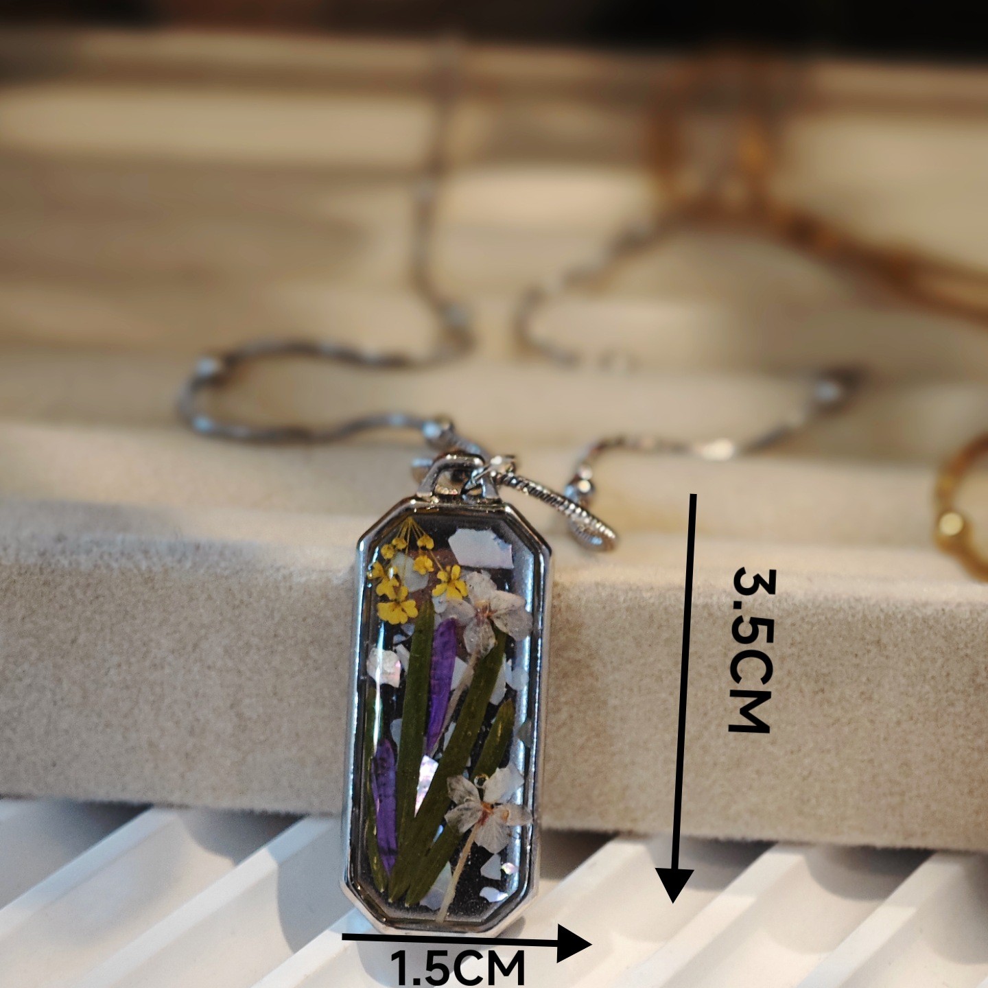 Rec45cm+5cmtangular silver style