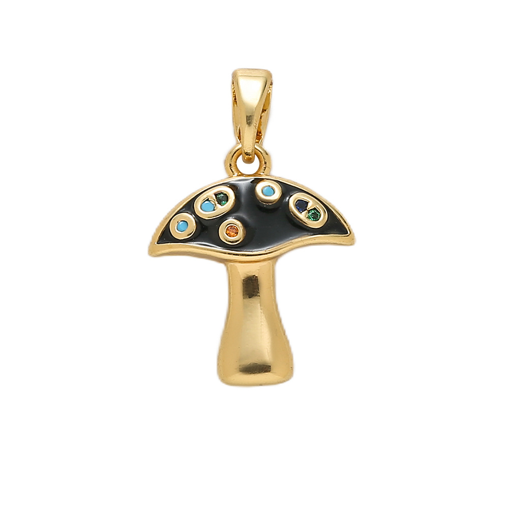 6:A46 black small mushroom