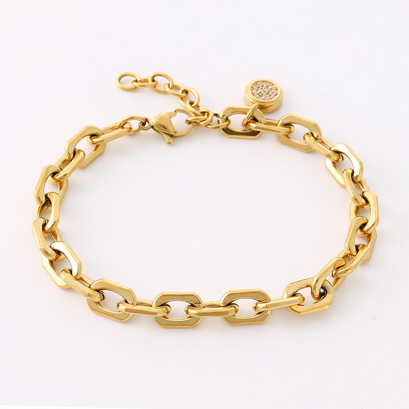 5:Gold round pendant c0019-3