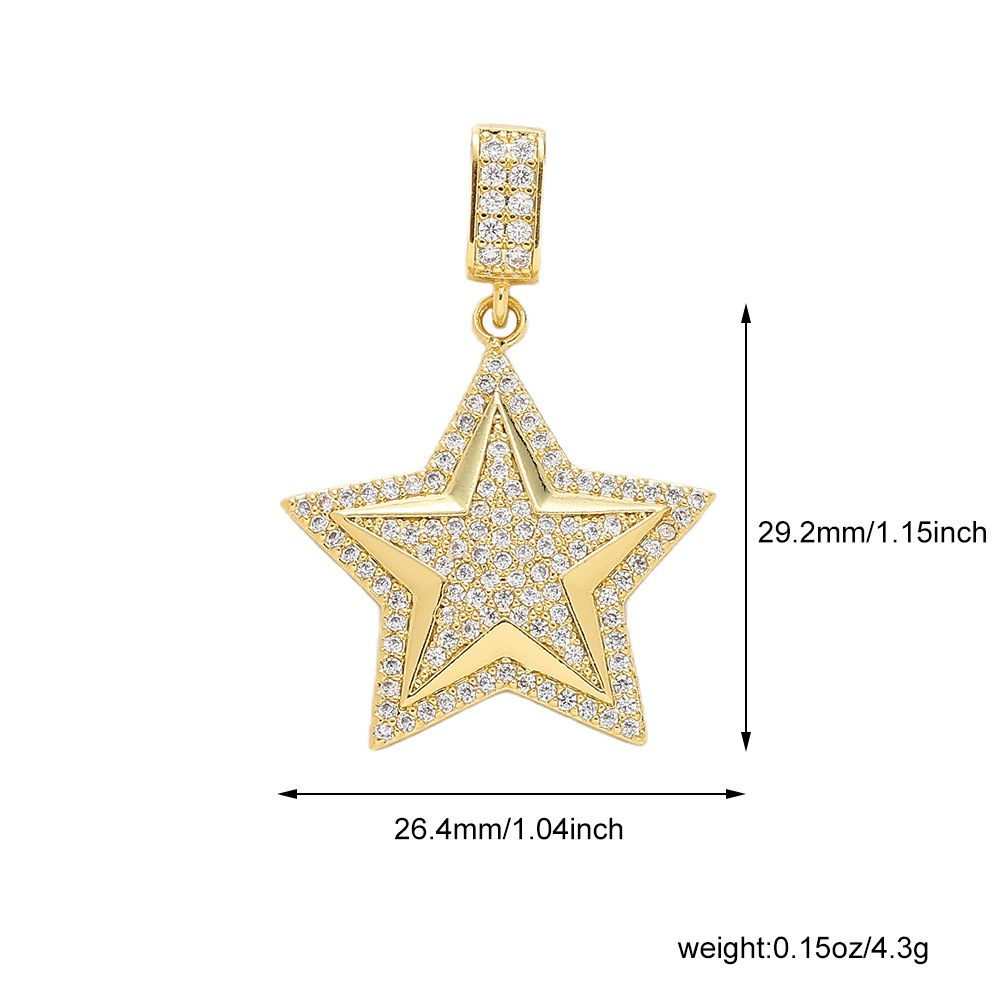 2:A63 zircon five-pointed star