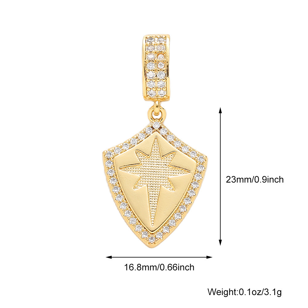 3:A64 shield eight-pointed star