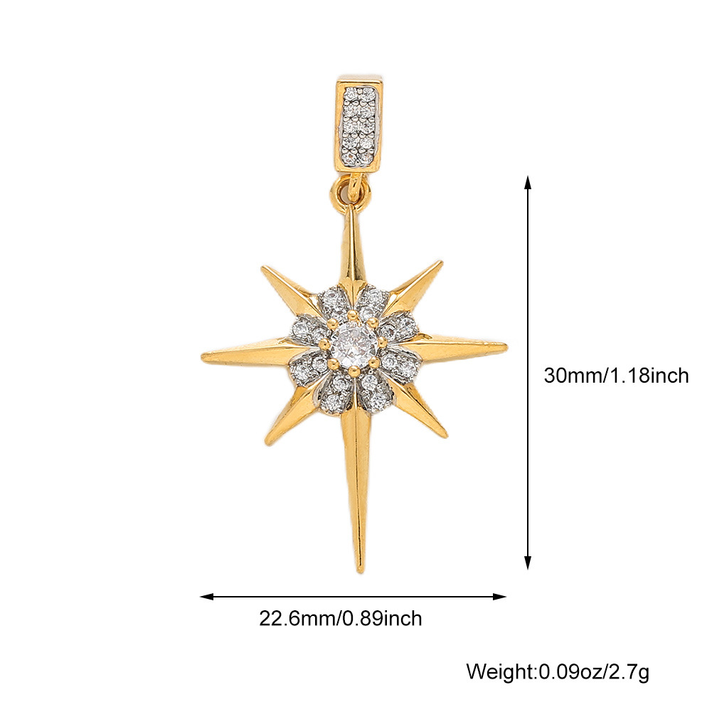 6:A67 diamond eight-pointed star