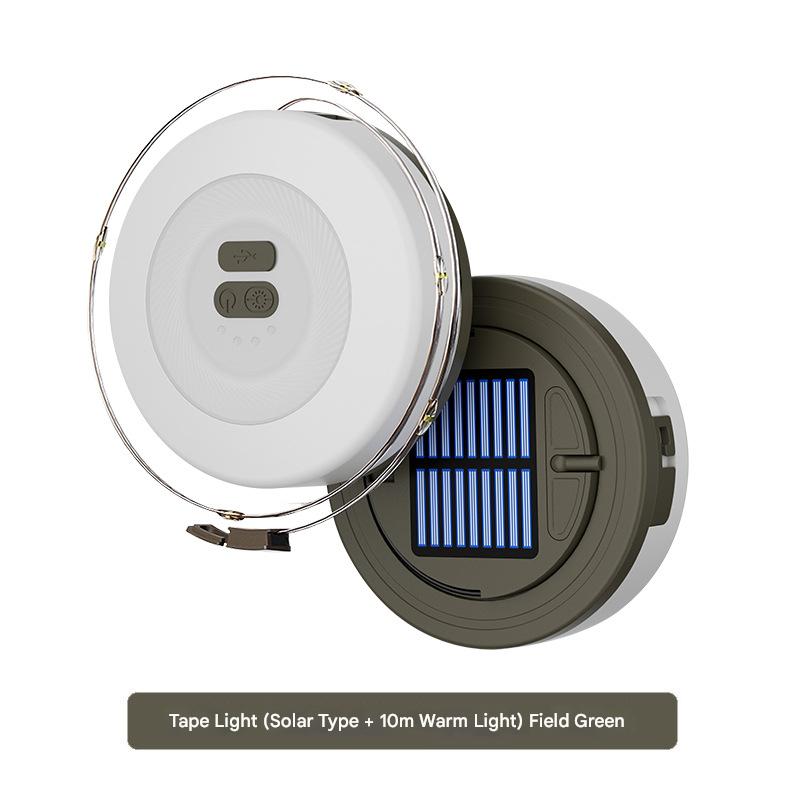 Green (solar 10 m warm light string)