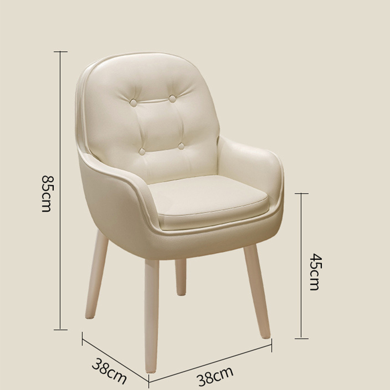 [Carbon Steel White Legs] White-Technology Cloth