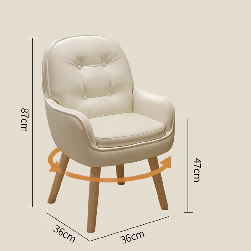 [solid wood rotating section] white-cat scratch skin