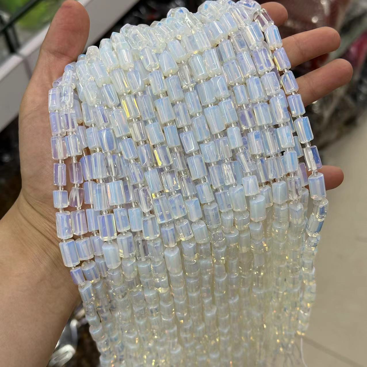 39:Opal (synthetic) about 7*11mm (small particles, smooth surface)