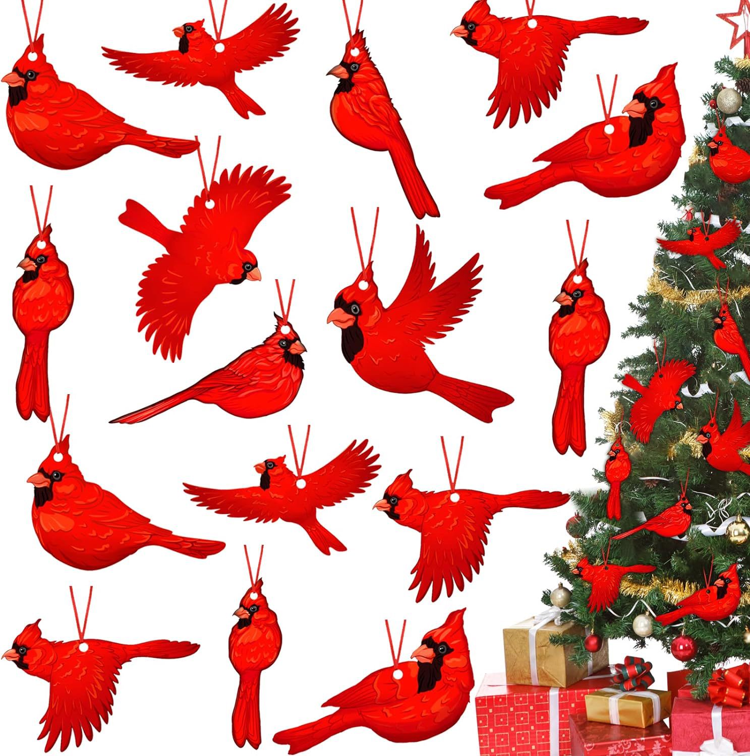 27 pieces of red birds