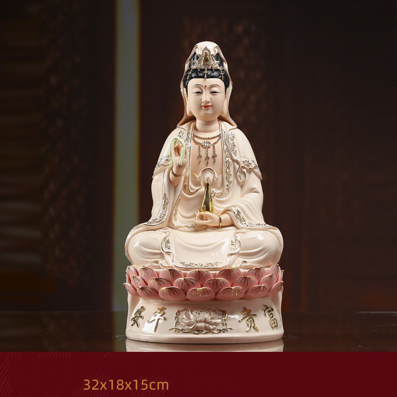 12inch red glazed with gold