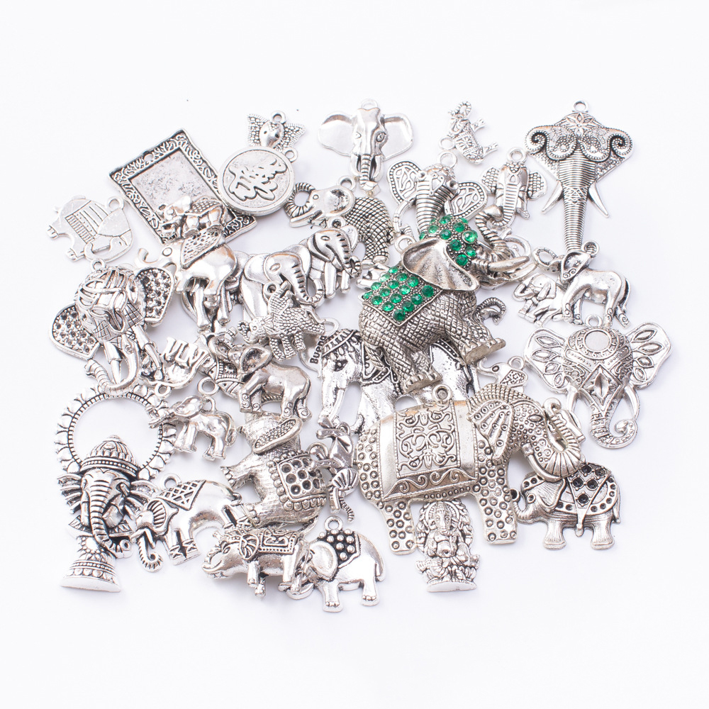 2 antique silver color