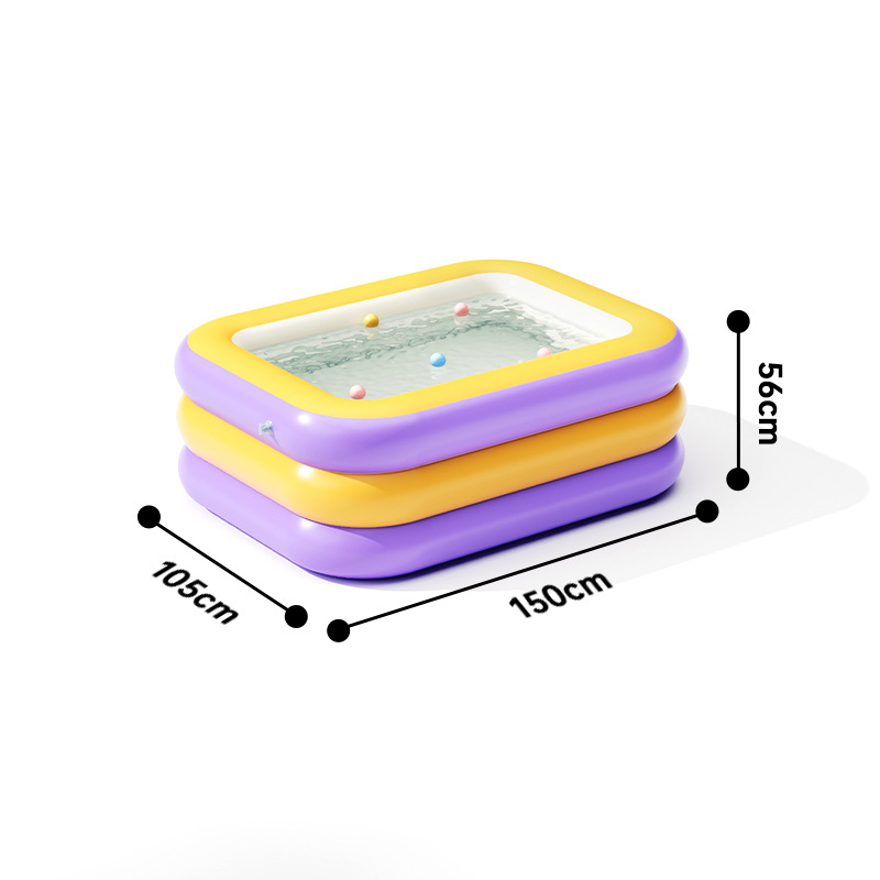 1.8m-story double purple [single swimming pool]