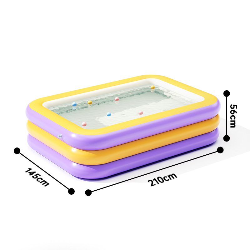 2.4m-story double purple [single swimming pool]