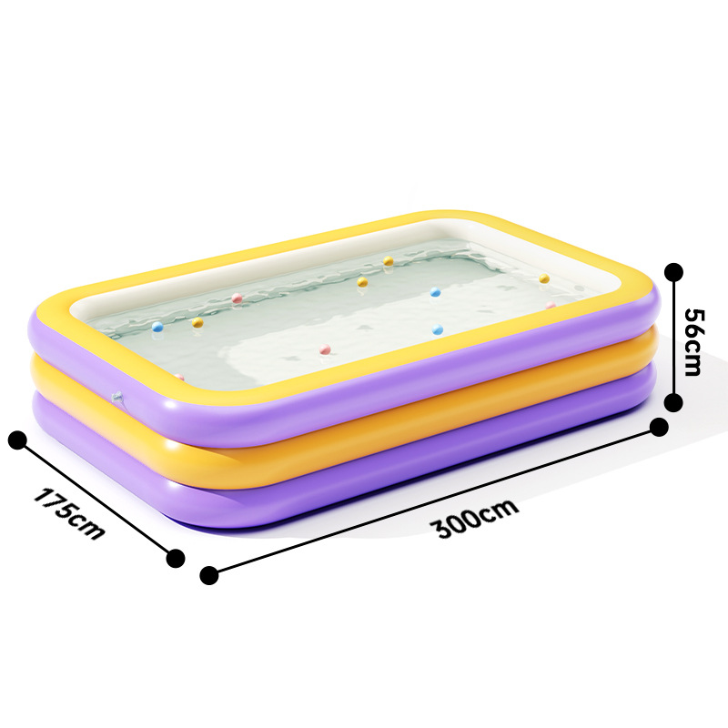 3.3m-story double purple [single swimming pool]