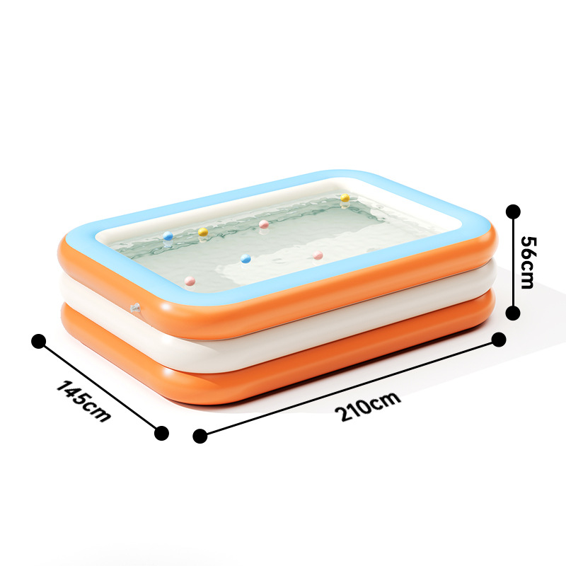 2.4m-story double orange [single swimming pool]