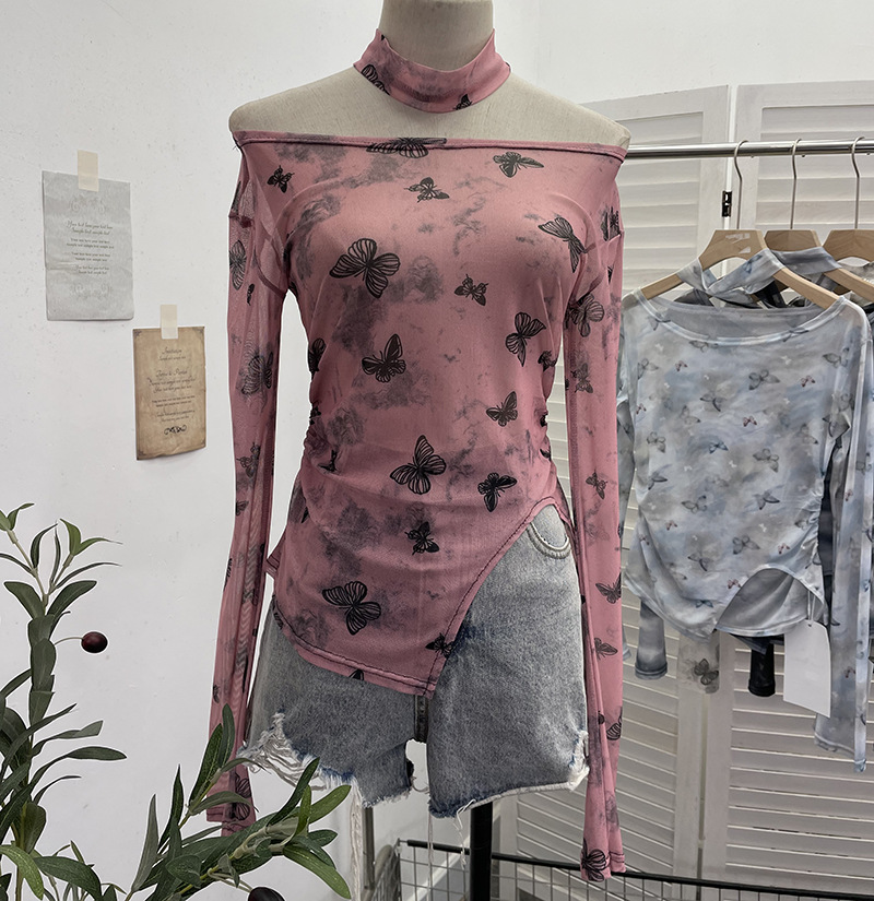 Pink and black butterfly