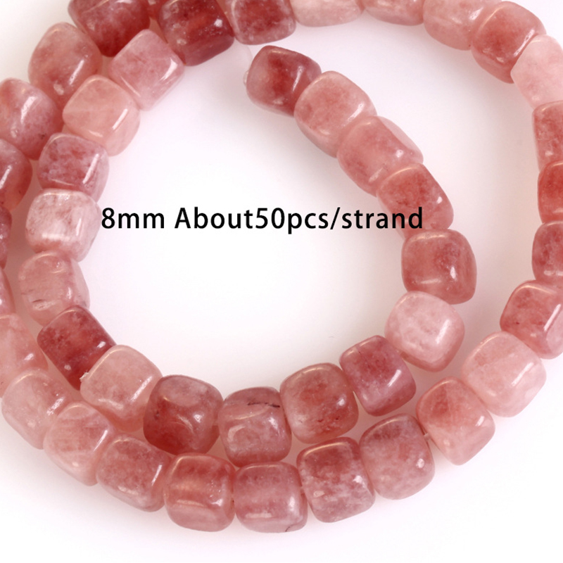 About 8mm candy color square  See pictures