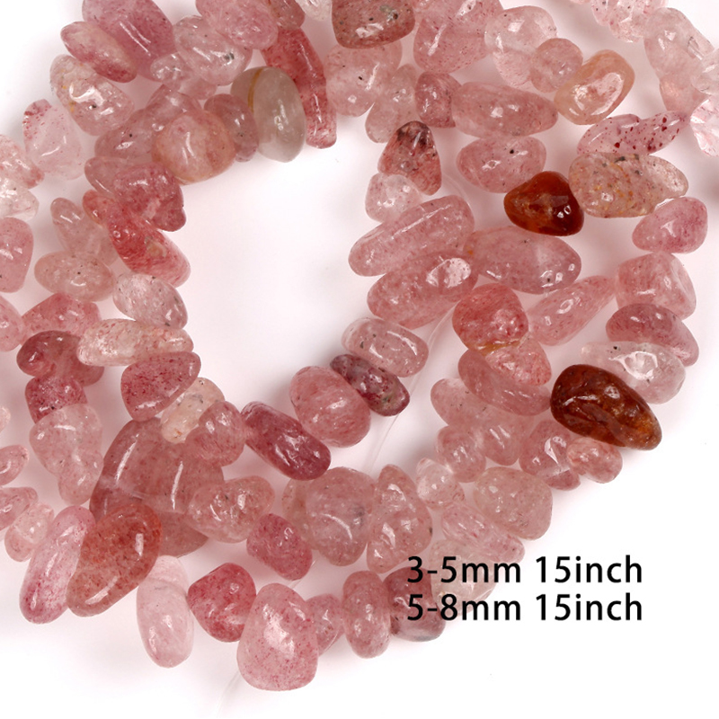 8:3-5mm 16inch strawberry crystal gravel