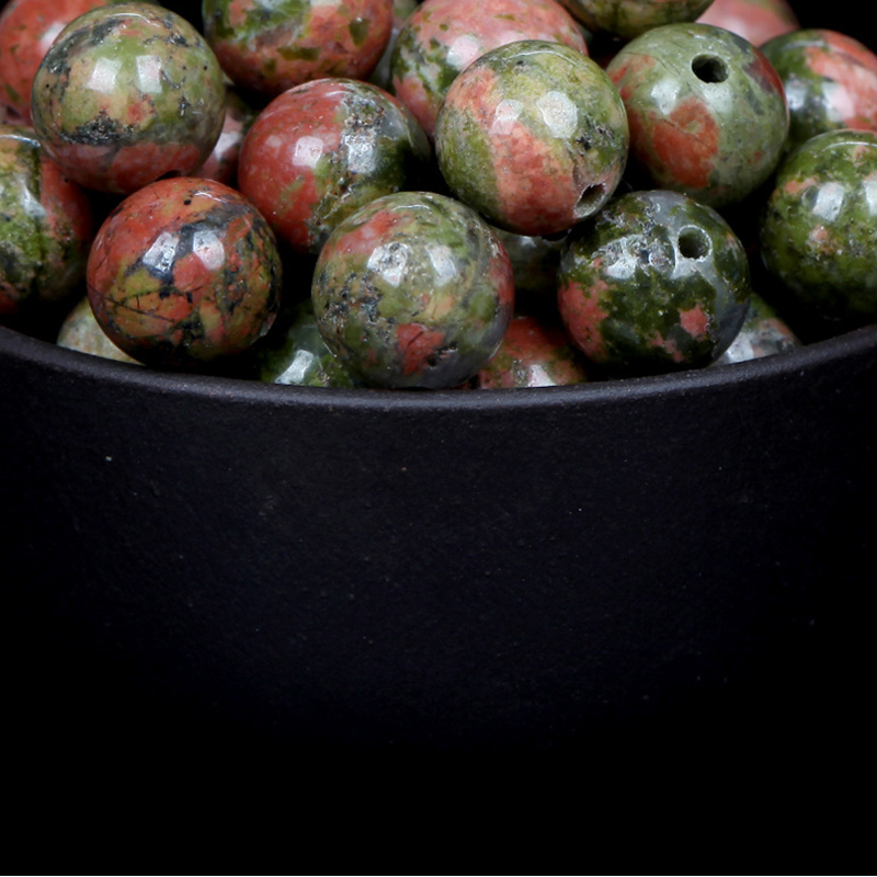 Ukraine flower Green 6mm/58-60pcs