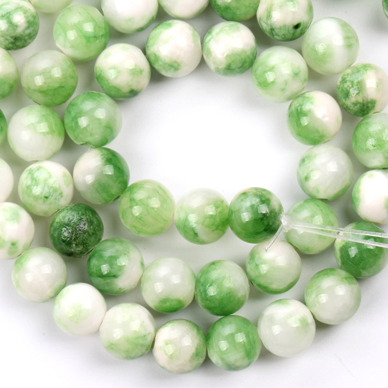 Green Persian Jade 6mm/58-60pcs