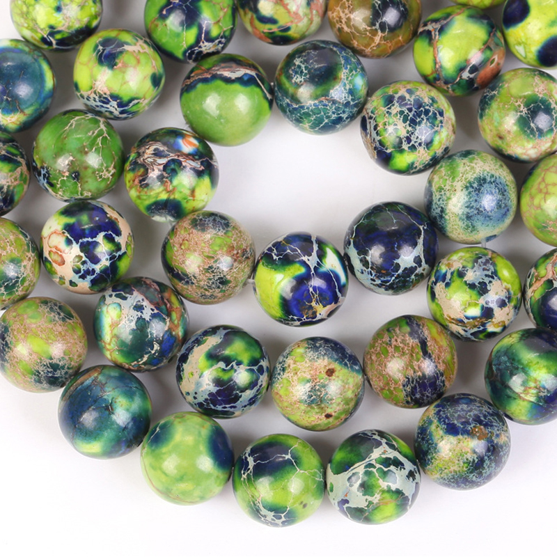 Green colorful emperor 6mm/58-60pcs