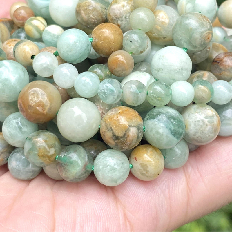 Natural Green Amazon 6mm/58-60pcs